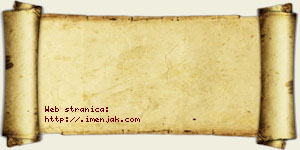 Kristina Đenadić vizit kartica